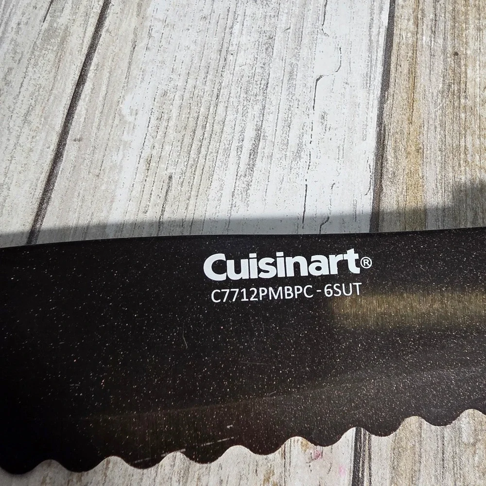 Cuisinart Advantage 6.5 inch Serrated Utility Knife Black C7712PMBPC-6SUT